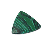 Maxbell 3 Pieces Malachite Stone Triangle Plectrums Picks for Guitar Banjo Musical Instrument Parts