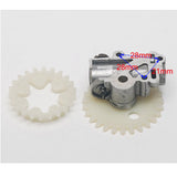 Maxbell Oil Pump Oiler Worm Gear Spur Wheel for STIHL Chainsaw 038 MS380 MS381 # 1119 640 3200 NEW Replacement Kit