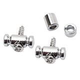 Maxbell 2Pc Guitar Roller String Guide Tree Retainer Guitar Replacements DIY Chrome