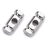 Maxbell 2Pc Guitar Roller String Guide Tree Retainer Guitar Replacements DIY Chrome