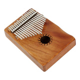 Maxbell Portable 17 Notes C Tone Kalimba Coffee for Kids Music Educational Toys 7.32 x 5.31 x 1.41inch