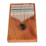 Maxbell Portable 17 Notes C Tone Kalimba Coffee for Kids Music Educational Toys 7.32 x 5.31 x 1.41inch