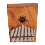 Maxbell Portable 17 Notes C Tone Kalimba Coffee for Kids Music Educational Toys 7.32 x 5.31 x 1.41inch