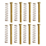 Maxbell Metal 8 Pieces Gold Humbucker Pickup Frame Ring Mounting Screws 3mm Set for Electric Guitar Accessory