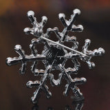 Maxbell Amazing Shiny Silver Rhinestone Frozen Snowflake Brooch Pin Christmas Gift