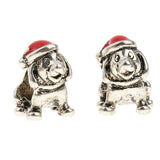 Maxbell 5pcs Puppy Silver Alloy Large Hole Beads Charms DIY European Bracelet Fittings