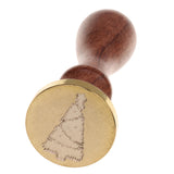 Maxbell Initial Sealing Wax Seal Stamp Coin Xmas Decorative Tree Design for Card Post Envelope #14