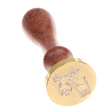 Maxbell Initial Sealing Wax Xmas Deer Design for DIY Wedding Card Picture Logo Xmas Gift #15