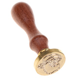 Maxbell Initial Sealing Wax Seal Stamp Santa Claus in Hat for Xmas Party Greeting Cards Decors #18