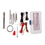 Maxbell A Box of Jewelry Making Starter Kit Set Findings Beading String Punching Tools