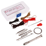 Maxbell A Box of Jewelry Making Starter Kit Set Findings Beading String Punching Tools