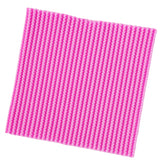 Maxbell 3D Stripes Pattern Silicone Fondant Mould Cake Ice Paste Soap Mold 10cm Pink No-sticky