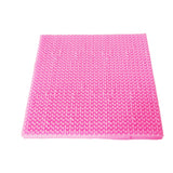 Maxbell Stripes Pattern Silicone Fondant Mould Cake Ice Paste Snack Mold 10cm Pink #2