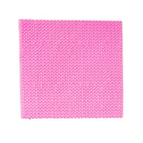 Maxbell Stripes Pattern Silicone Fondant Mould Cake Ice Paste Snack Mold 10cm Pink #2