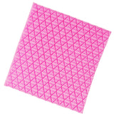 Maxbell Plaid Cake Mold Fondant Mould Cake Decorating Sugarcraft Snack Tool Safe for Oven 10cm Pink