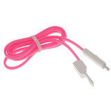 Maxbell 2 in 1 USB Data Charging Charger Cable OTG Cord for Android Phones iPhone Rose Red