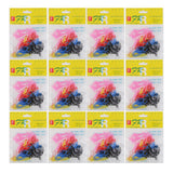 Maxbell 12 Packs Elastic Rubber Hair Tie Band Ponytail Holder - Mixed Color