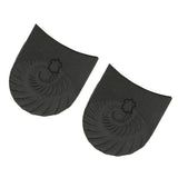 Maxbell Pair Heels Rubber Shoe Repair Supplies Twister Grain Grip 7mm Large