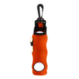 Maxbell Neoprene Golf Balls Tees Holder Storage Carry Bag Pouch Waist Belt Bag Golf Players Gift Accessory Orange