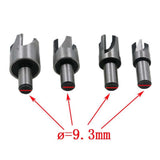 Maxbell 1 Set of 8 Pieces Wood Plug Cutter Straight/Tapered Claw Type Drill Bit Sets