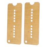 Maxbell 2x Brass Guitar Soapbar Humbucker Pickup Base Plate 50mm 52mm Pole Spacing