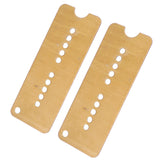 Maxbell 2x Brass Guitar Soapbar Humbucker Pickup Base Plate 50mm 52mm Pole Spacing