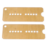 Maxbell 2x Brass Guitar Soapbar Humbucker Pickup Base Plate 50mm 52mm Pole Spacing