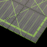 Maxbell 15x15cm Clear Plastic Quilt Quilting Ruler Patchwork Sewing Ruler for Crafts
