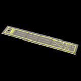 Maxbell 30x5cm Clear Plastic Quilt Quilting Ruler Patchwork Sewing Ruler for Crafts