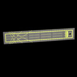 Maxbell 30x5cm Clear Plastic Quilt Quilting Ruler Patchwork Sewing Ruler for Crafts