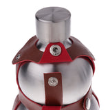 Maxbell 304 Stainless Steel Wine Pot Liquor Gourd Hip Flask With Leather Belt