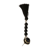 Maxbell Vintage Beads Long Black Tassel Ear Stud Dangle Earring Women Charms  Jewelry