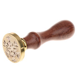 Maxbell Classic Sealing Wax Seal Handle Stamp Winter Xmas Designs for Post Envelope Letter Decor #24