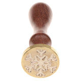 Maxbell Classic Sealing Wax Seal Handle Stamp Winter Xmas Designs for Post Envelope Letter Decor #24