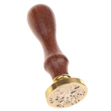 Maxbell Classic Sealing Wax Seal Handle Stamp Winter Xmas Designs for Post Envelope Letter Decor #24