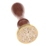 Maxbell Classic Sealing Wax Seal Handle Stamp Winter Xmas Designs for Post Envelope Letter Decor #24