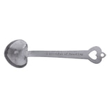 Maxbell Love Heart Shape Wax Candle Spoon Melting Wax Spoon for Sealing Envelope Stamp