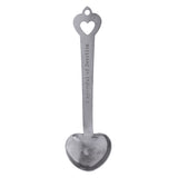 Maxbell Love Heart Shape Wax Candle Spoon Melting Wax Spoon for Sealing Envelope Stamp