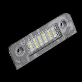 Maxbell 2 Piece White 18-LED License Plate Light Lamps Fit for Ford Fusion Fiesta Mondeo