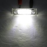 Maxbell 2 Piece White 18-LED License Plate Light Lamps Fit for Ford Fusion Fiesta Mondeo