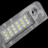 Maxbell 2 Piece White 18-LED License Plate Light Lamps Fit for Ford Fusion Fiesta Mondeo