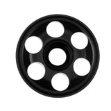 Maxbell Aluminum Alloy 1 1/8'' Headset Top Cap Riser Stem Cover for MTB Road Bike Bicycle Fixed Gear Black