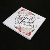 Maxbell Luxury Flower Guest Book Wedding Party Guest Signature Keepsake