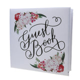 Maxbell Luxury Flower Guest Book Wedding Party Guest Signature Keepsake