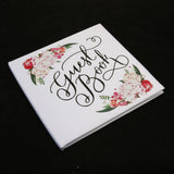 Maxbell Luxury Flower Guest Book Wedding Party Guest Signature Keepsake