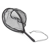 Maxbell Fly Fishing Landing Net Carp Trout Soft Landing Net with Safety Line Black