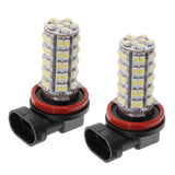 Maxbell 2 Piece 68 SMD Car White LED H8 H11 Fog Day Driving Bulb Light Lamp 12V