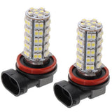 Maxbell 2 Piece 68 SMD Car White LED H8 H11 Fog Day Driving Bulb Light Lamp 12V