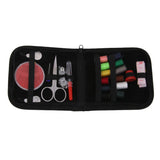 Maxbell 25pcs Travel Sewing Kit Needles Thread Scissors Set with Black Zipper Bag