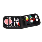 Maxbell 25pcs Travel Sewing Kit Needles Thread Scissors Set with Black Zipper Bag